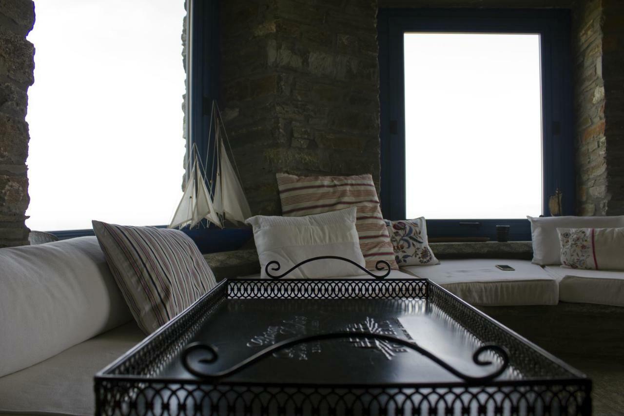 Bioclimatic Stone Built Villa Kastriani Екстер'єр фото